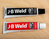 JB Weld retainer, hard point, rail guide
