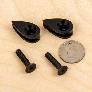 Airfoil Rail Button (pair, 2 sizes)